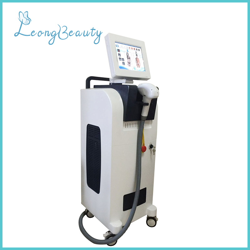 808nm 755nm 1064nm Diode Laser Hair Removal Mesin Tanpa Rasa Sakit