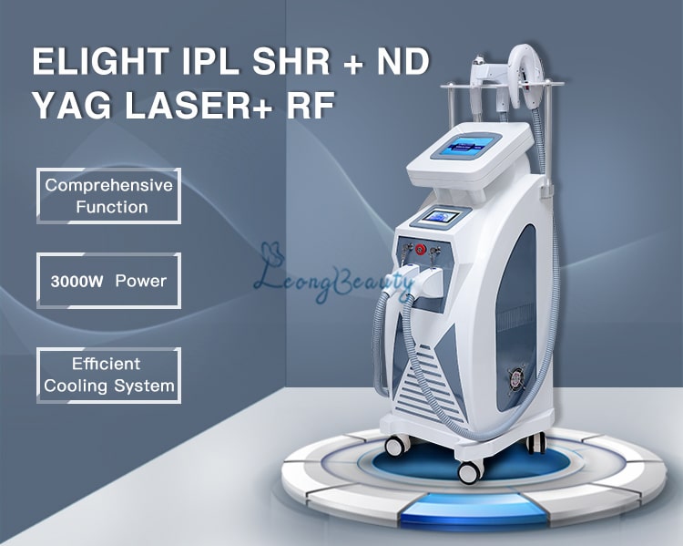  Mesin  Rf Yag Laser 3in1 E light Kanggo produsen Tato  